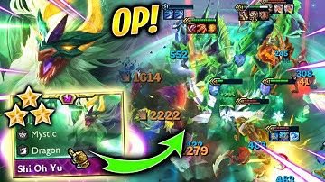 SHI OH YU ⭐⭐⭐ 3 STAR DRAGON! - SET 7 Teamfight Tactics I TFT Comps Strategy PBE Gameplay Guide