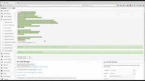 How to install Self Signed Certificate CentOS WebPanel