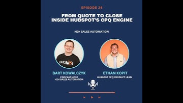 Ep 24 - From Quote to Close: Inside HubSpot’s CPQ Engine - Ethan Kopit