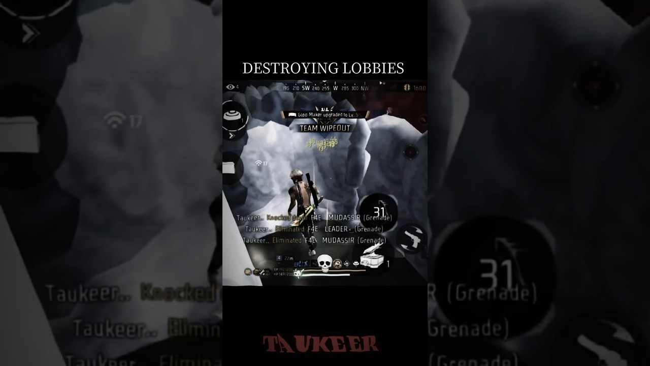 DISTROYING FREE FIRE ESPORTS PLAYERS 