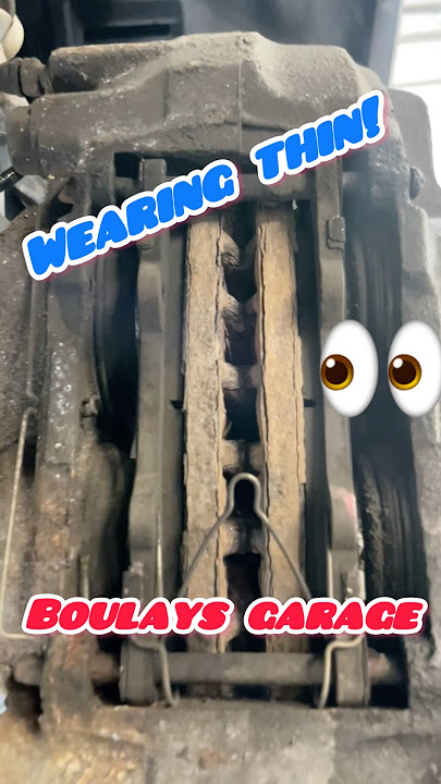 Wearing thin! #automobile #brakesystem #brakepads