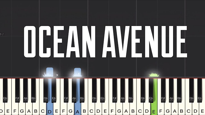 Ocean Avenue Piano version - Piano performance video thumbnail
