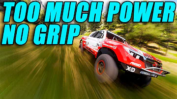 I GAVE THIS NEW TROPHY TRUCK SO MUCH POWER AND NO GRIP