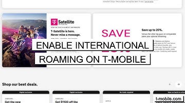 How To Enable International Roaming On T Mobile 2025 (ROAMING SETUP)