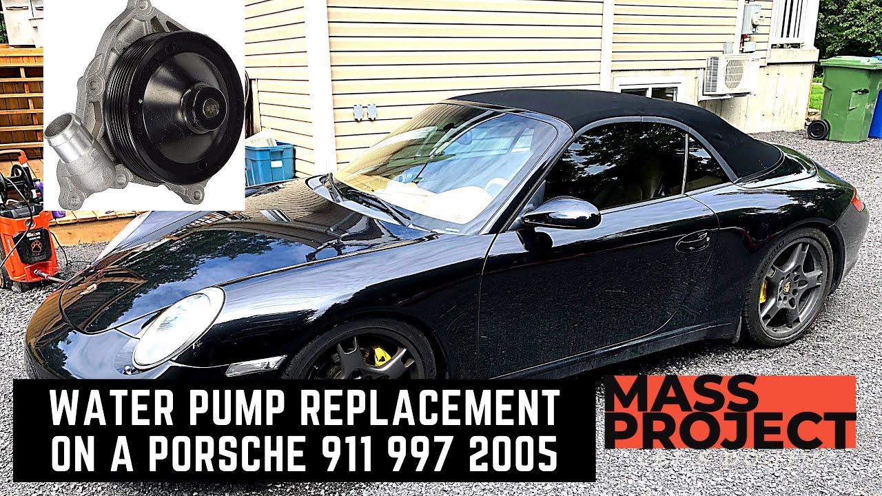 Porsche 911 997 2005 Coolant Water Pump Replacement, How to - YouTube
