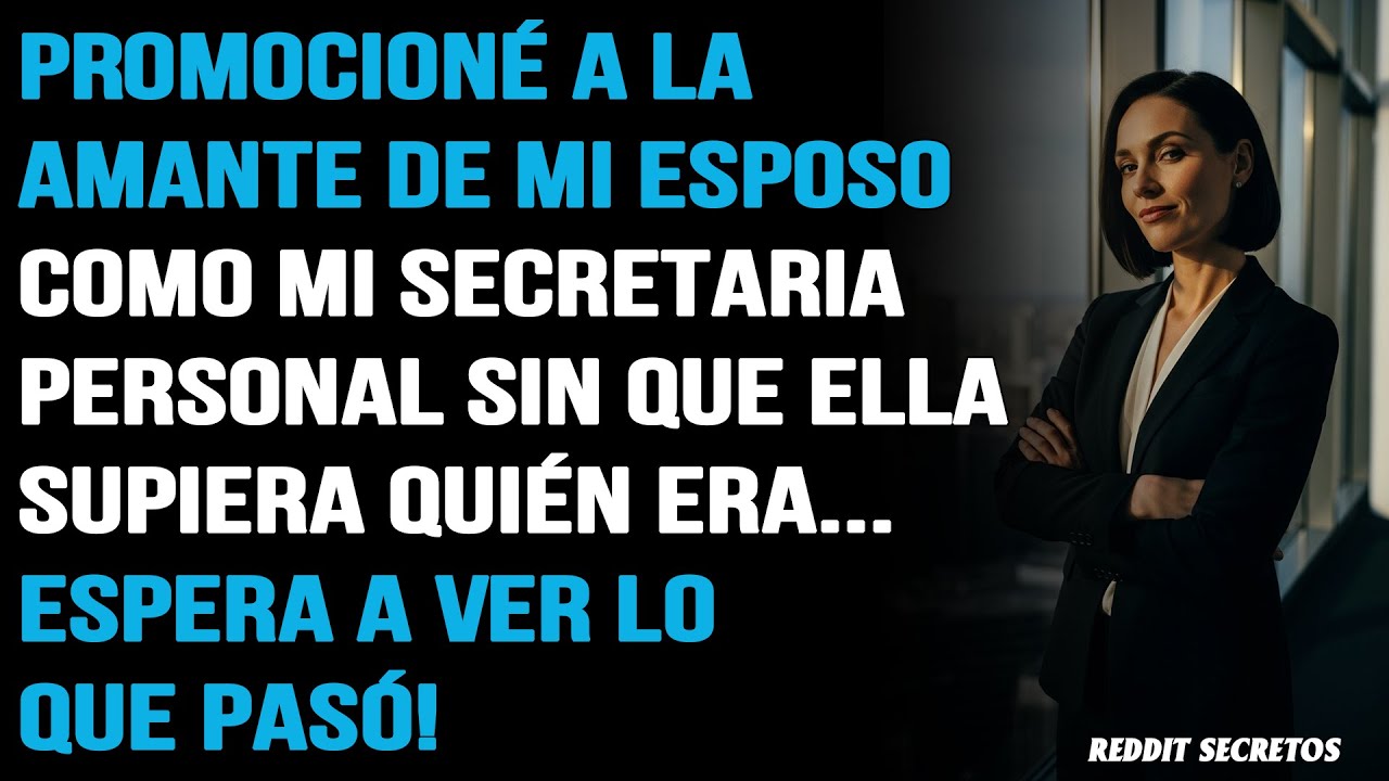 Promocioné a la amante de mi esposo como mi secretaria personal sin que ella supiera quién era...