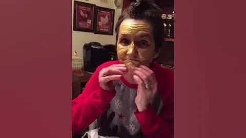 Face mask removal on my grandma!
