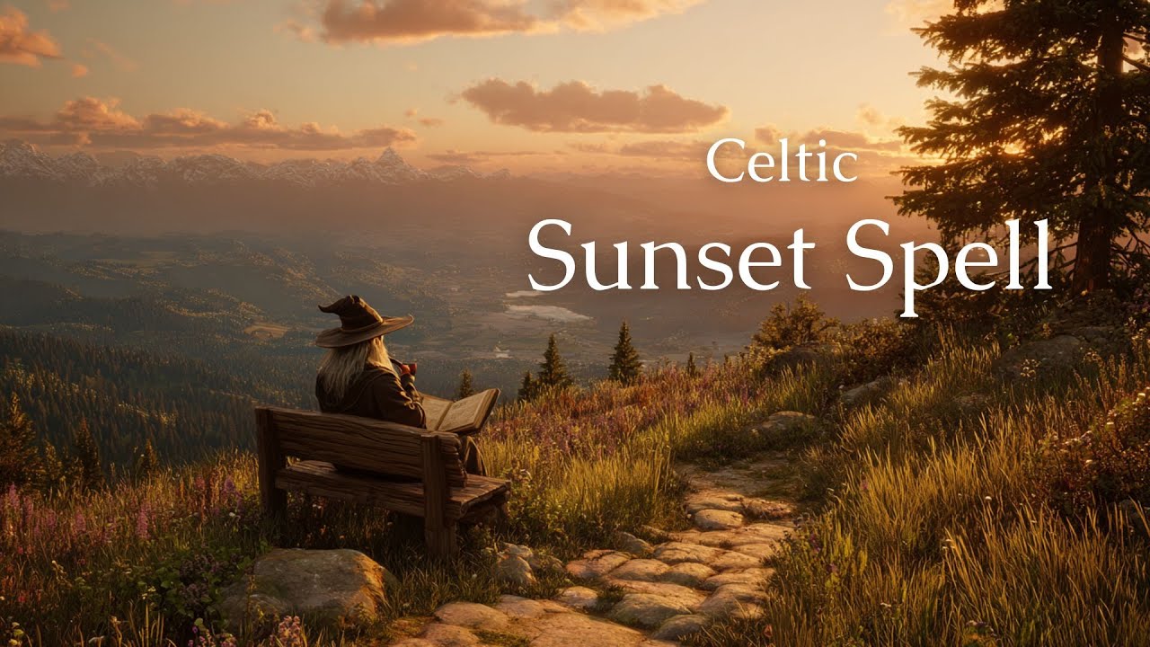 Celtic Sunset Spell | Enchanted Irish Mountain Ambience for Relaxation ...