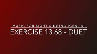 Exercise 13.68 - Music for Sight Singing