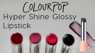 Testing Colourpop hyper shine glossy lipstick!