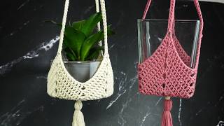 MACETERO COLGANTE A CROCHET PASO A PASO