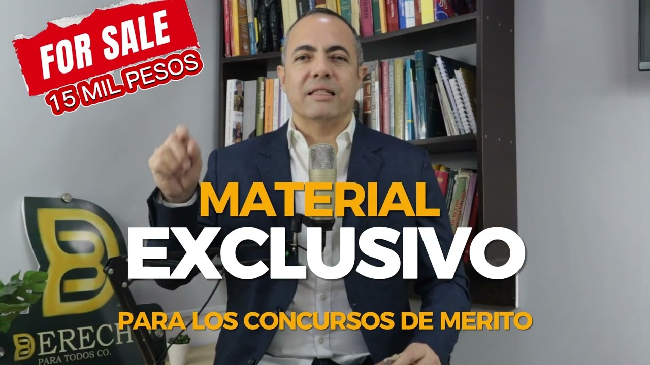 Membresía Concursos de Merito. Video 4.