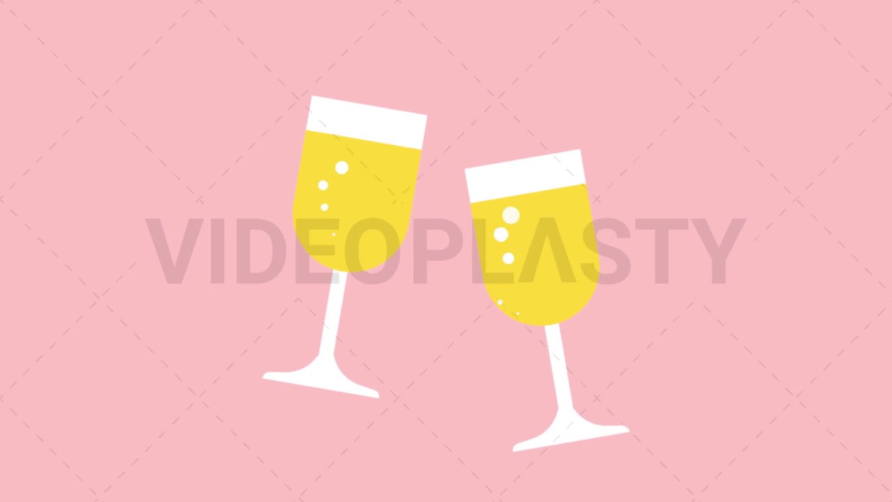 Champagne Toast Icon Animation MOV GIF YouTube
