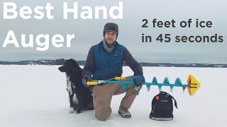 Best Ice Auger | Nils USA Hand Auger | Faster than your Power Auger