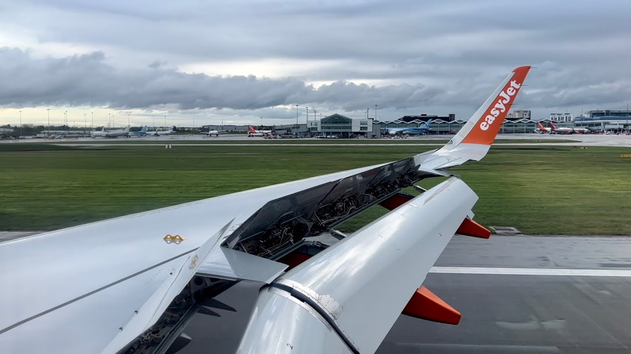 EasyJet Airbus A320neo MISSED APPROACH & landing at Birmingham Airport, BHX