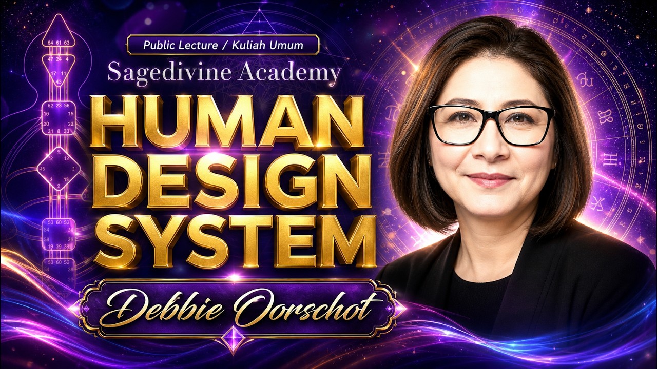 Ilustrasi Human Design bodygraph dengan pusat energi dan channel modern
