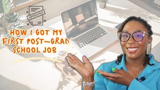 **TOP** Tips To Secure Your First PostGrad Job| Securing A Job In Social Work Field