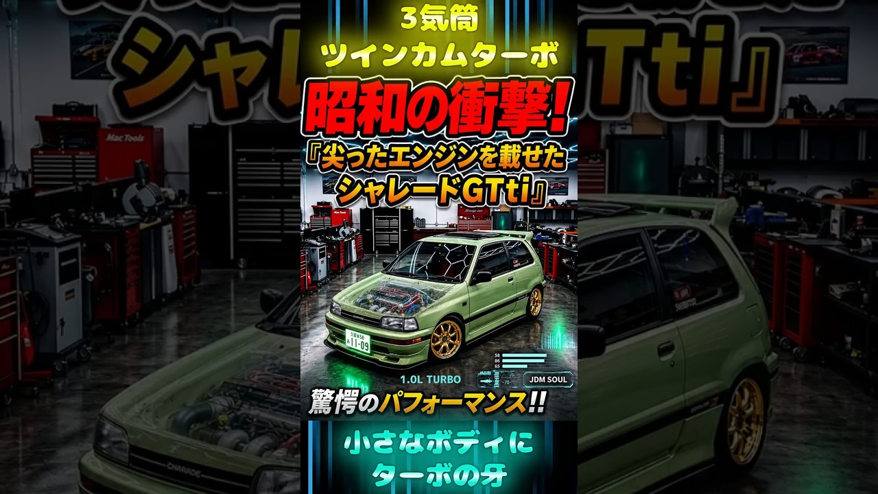 【秘読】シャレードGTtiのヤバさを解説する！#自動車#愛車紹介#旧車#メンテナンス#ダイハツ