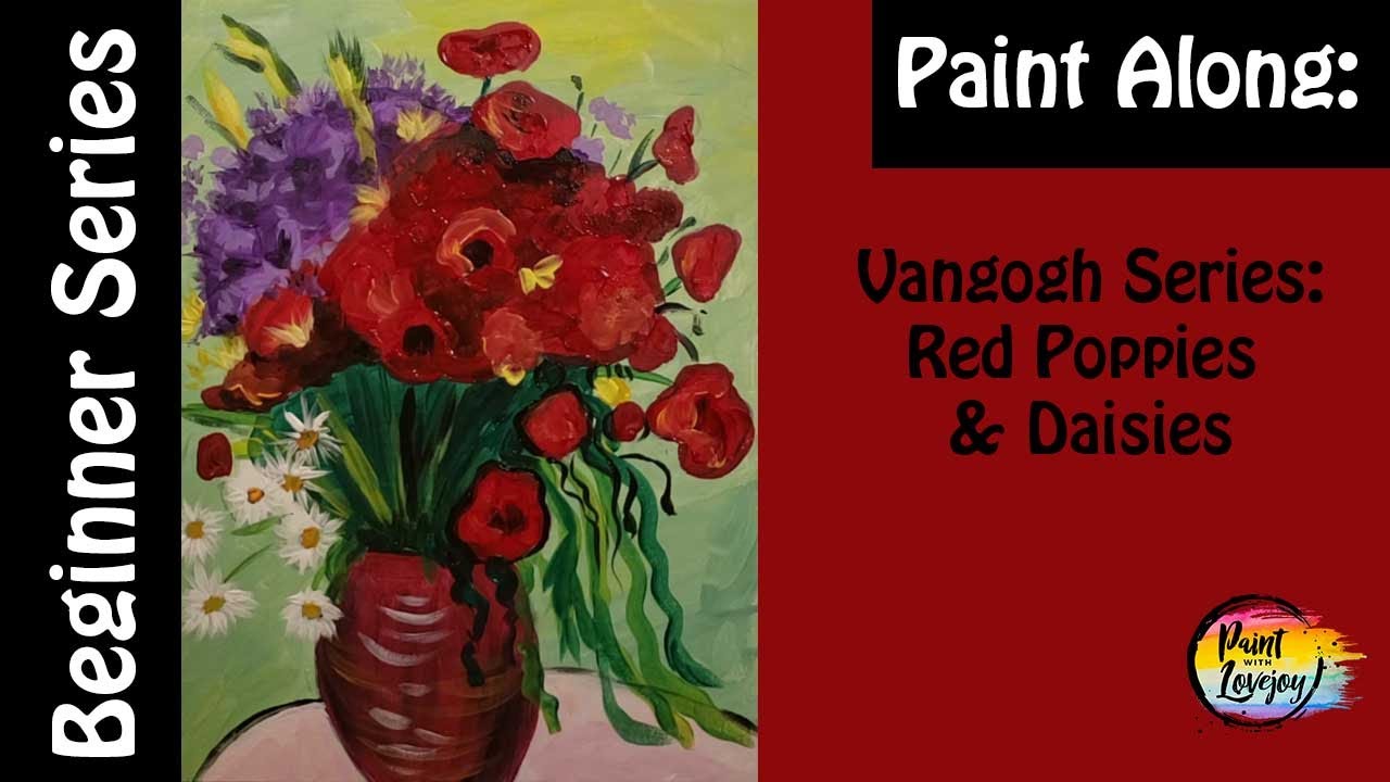 Легкие картины для начинающих: Серия «Ван Гог: Натюрморт с цветами»