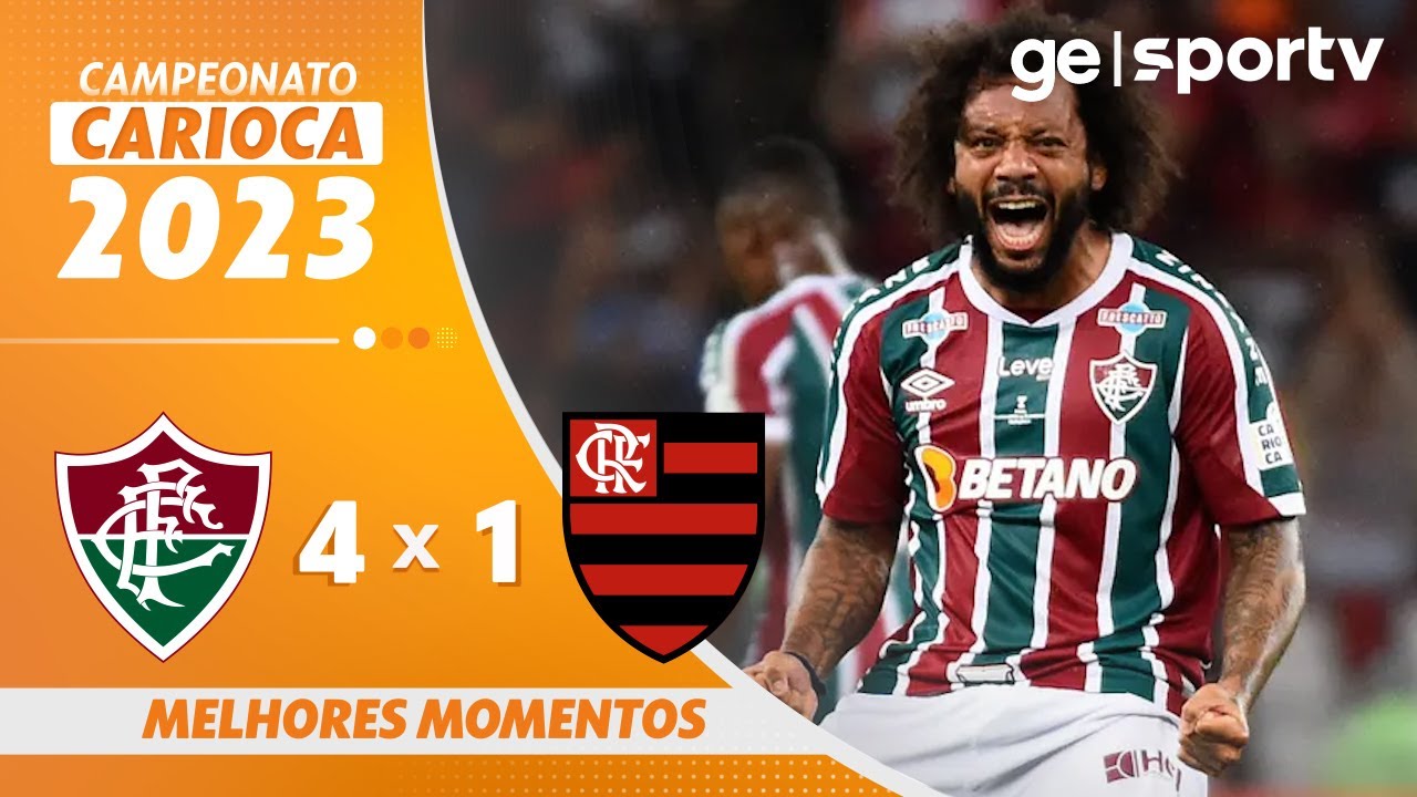 FLUMINENSE 4 X 1 FLAMENGO, MELHORES MOMENTOS, FINAL CARIOCA 2023