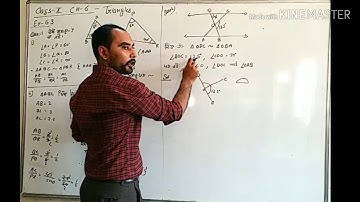 PSEB and NCERT 10th MATHS( IN PUNJABI) CH-6 TRIANGLES (EX 6.3 Q 1,2)