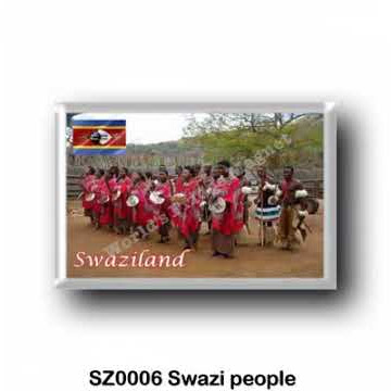 SZ - Travels in SWAZILAND - rectangular magnets and souvenirs