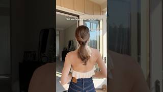 How To Create A Ponytail Without A Hair Tie