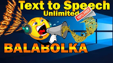 HOW TO CONVERT TEXT TO SPEECH FREE & UNLIMITED || BALABOLKA APPS TO CONVERT TEXT TO VOICE OR AUDIO