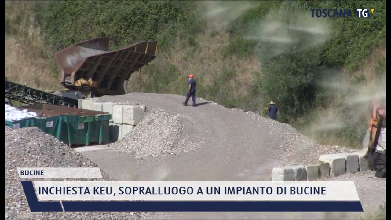 2021-06-29 BUCINE - INCHIESTA KEU, SOPRALLUOGO A UN IMPIANTO DI BUCINE