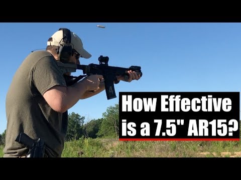 How Effective is a 7.5 Inch AR-15?
