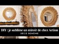 (D25) DIY : je créé un miroir de style bohème, relooking miroir Action / Déco BOHO, Bohème