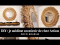 D25 diy  je cr un miroir de style bohme relooking miroir action  dco boho bohme