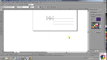 Corel Draw 12   Kỹ thuật làm chữ đậm với font chữ không có chữ đậm   www tienyen vn