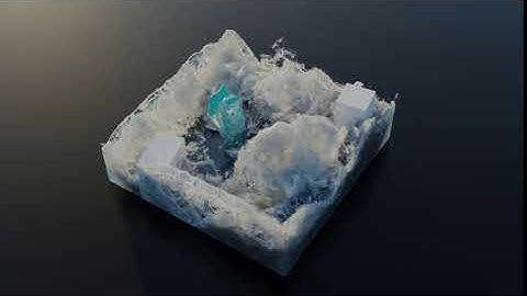 Fourth Fluid Simulation with some Obstacles