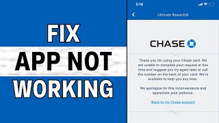 How to Fix Chase Mobile App Not Working (Android/iPhone)