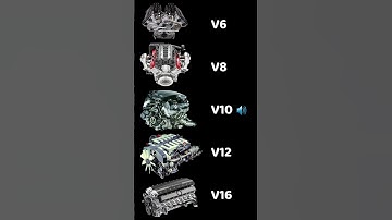 Which Engine Sounds Best #v6 #v8 #v10 #v12 #v16 ?  #ytshorts
