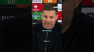 Bayer Leverkusen manager Xabi Alonso speaks after his clubs 51-game unbeaten run ended