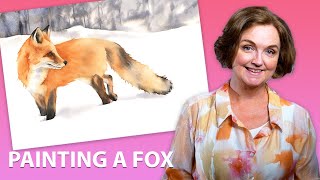 Watercolor Fox: Achieving a beautiful Painting with Simple Steps