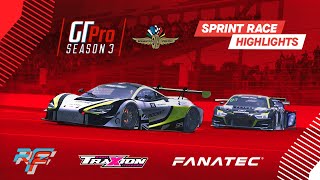 HIGHLIGHTS: rFactor 2 GT Pro Series Sprint Race | Round 6 - Indianapolis