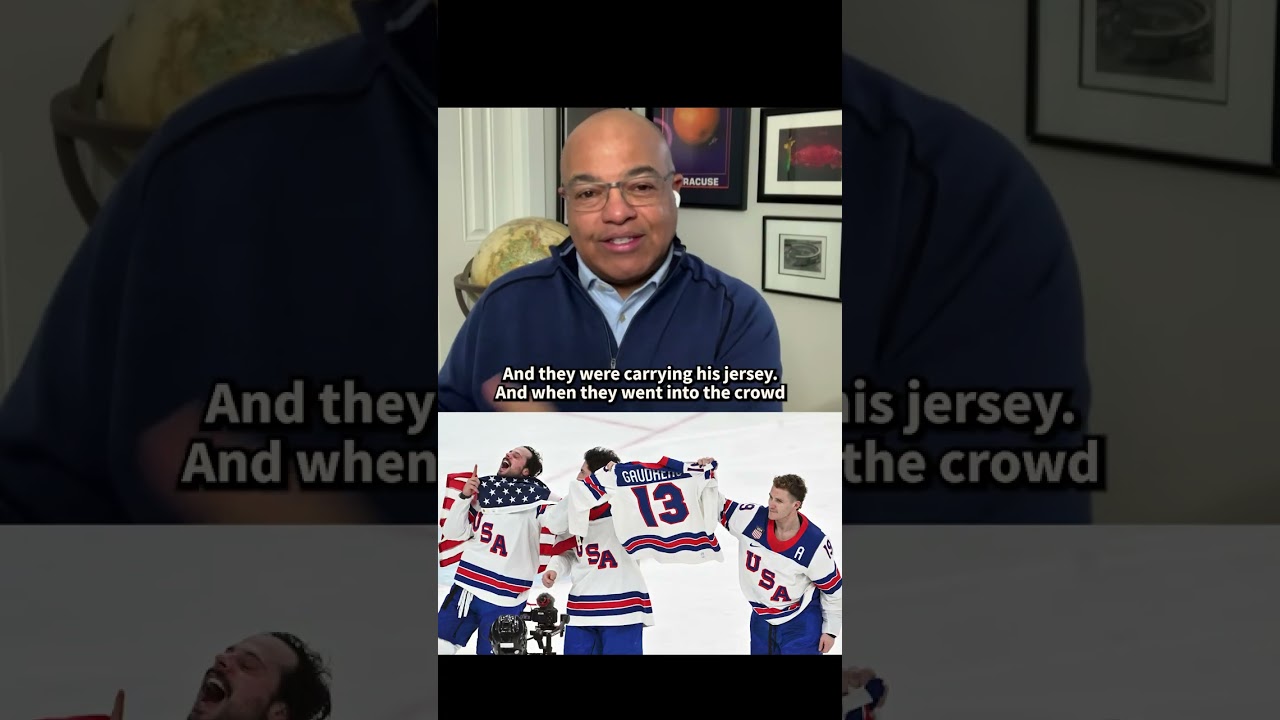 Mike Tirico on His Viral Speech After Team USA’s Men’s Ice Hockey Gold Win