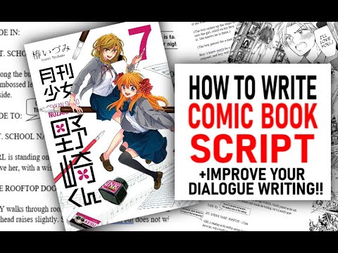 An immerse anime script , manga script, manhwa script scriptwriting