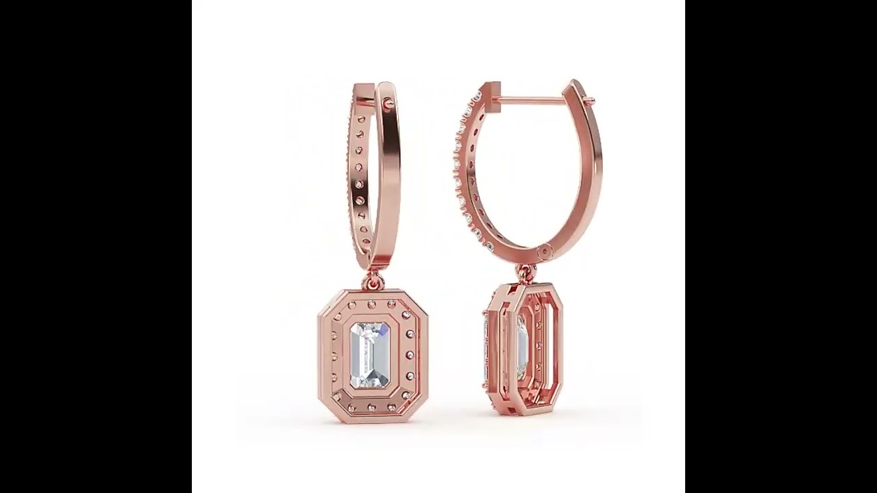 Hoops With Radiant Shape for every occasion 🪞✨