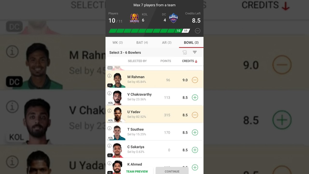 kkr vc dc dream11 team| kolkata vs delhi dream11 team prediction|| IPL 2022 | dc vs kkr GL, SL team|