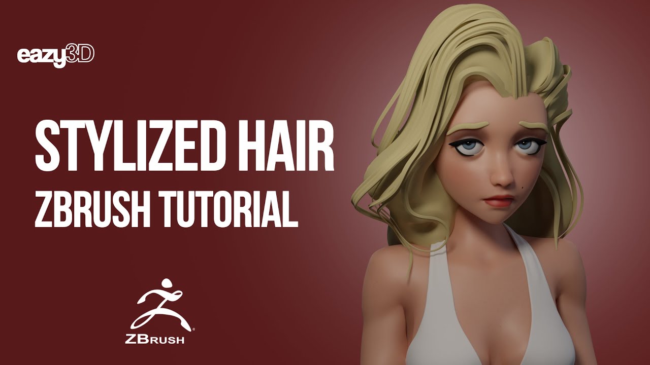 a quick and easy way to create hair in zbrush