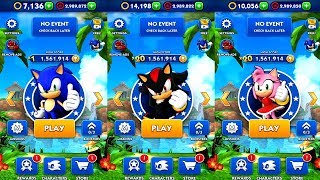 Sonic Dash SONIC VS SHADOW VS AMY Android iPad iOS Gameplay