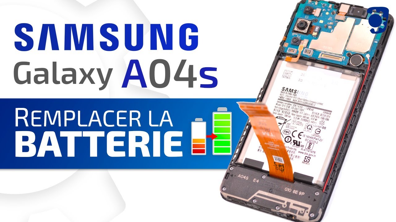 Comment changer la batterie du Samsung Galaxy A04s ? Tuto Brico-phone