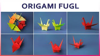 Hvordan Lage En Origamifugl - Lær Å Brette En Fugl