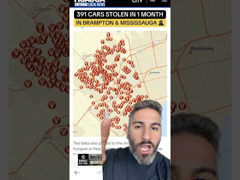 391 CARS STOLEN IN JUST 1 MONTH IN MISSISAUGA AND BRAMPTON Fyp Canada