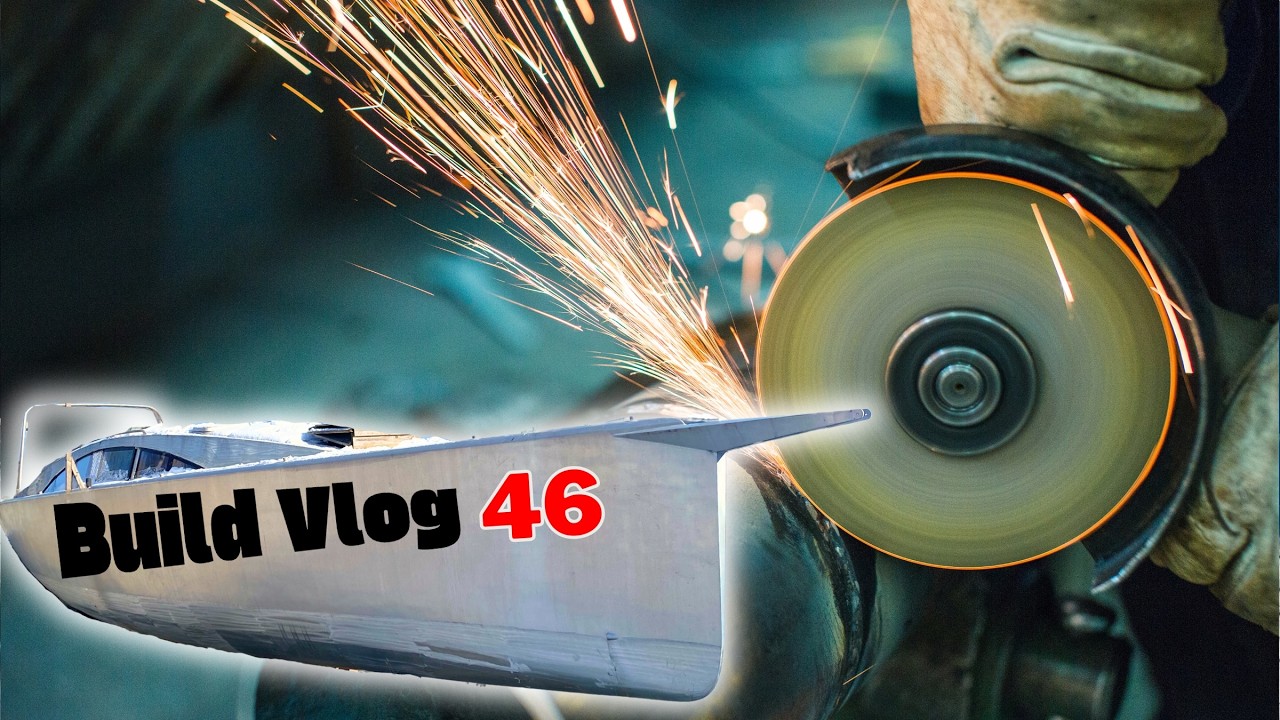 Видеоблог о строительстве лодки: сварка киля методом MIG!