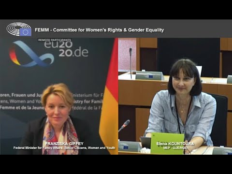 dybt Menagerry bent FEMM Committee: discussing the priorities of the German Presidency for gender  equality (3 July 2020) - YouTube